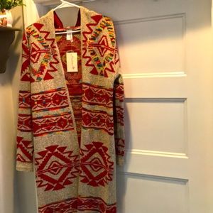 NWT Aztec cardigan
